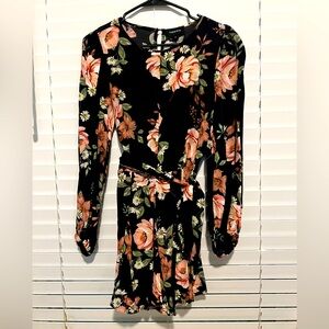 Yumi Kim Floral Black Dress!